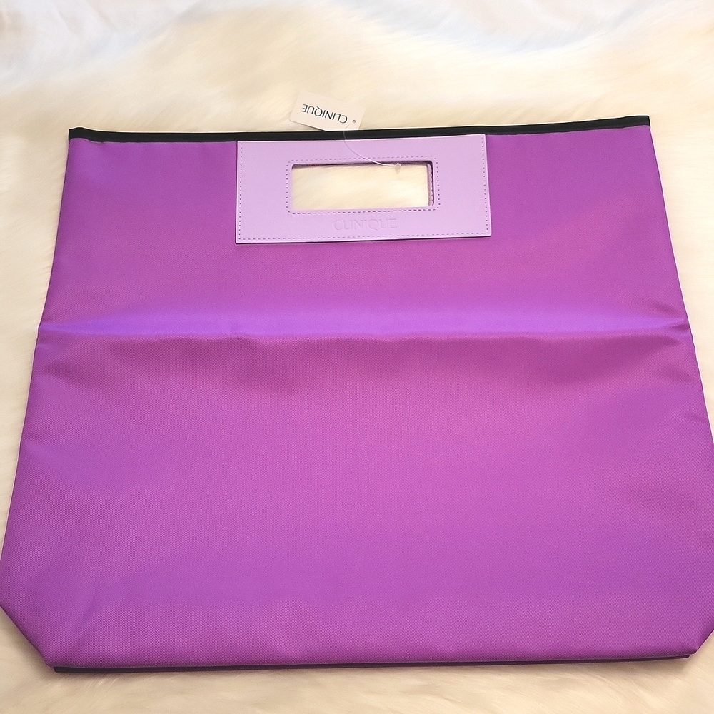 🌴 NWT Clinique Purple Tote Bag